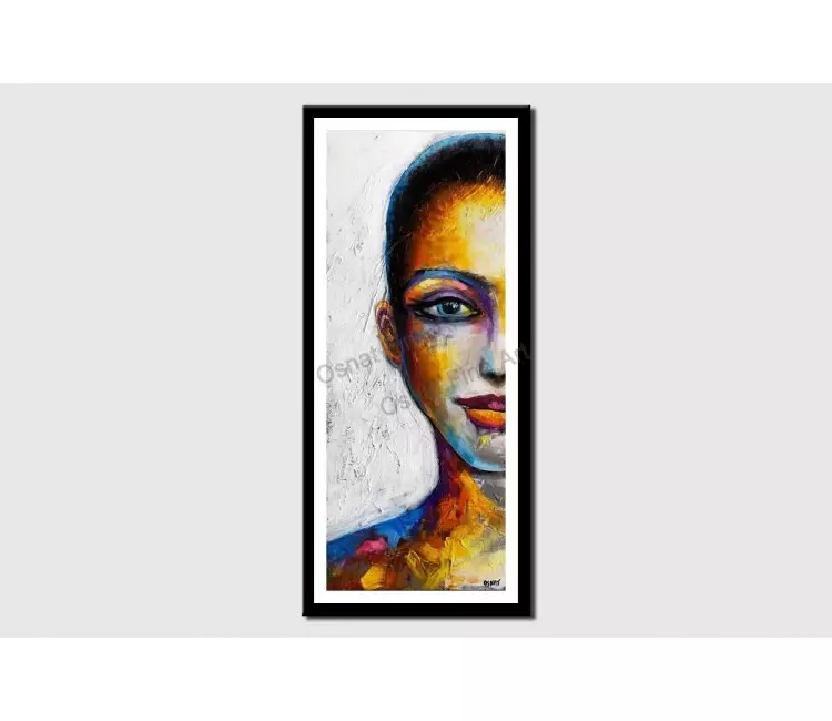 posters on paper - colorful portrait of a dancer modern pop art
