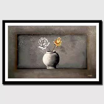 canvas print - He and She
