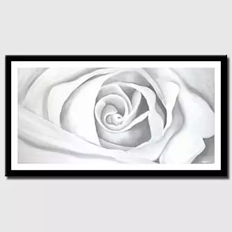 Prints painting - White Rose