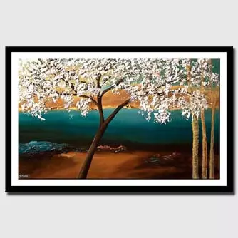 canvas print - By the Almond Tree