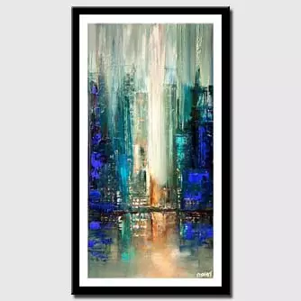 Prints painting - City Lights