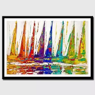 Prints painting - Sky Sailing