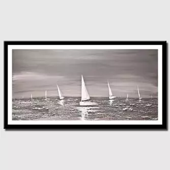 Prints painting - The Silver Sea