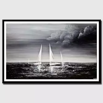 Prints painting - Stormy Sea