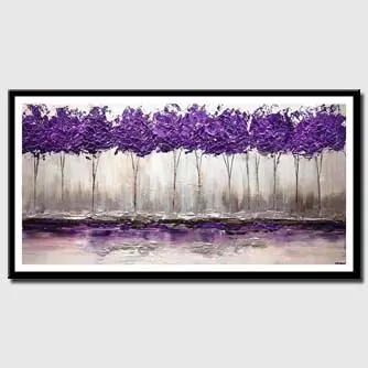 Prints painting - Purple Summer