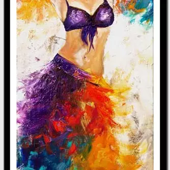 Prints painting - Belly dancer