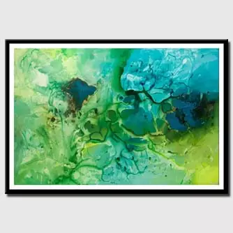 Prints painting - The Green Planet