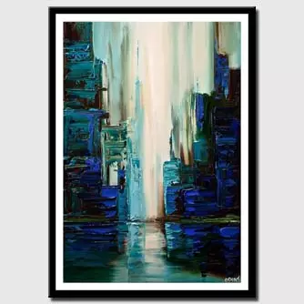 Prints painting - Cyber City