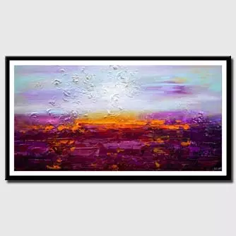 canvas print - Sunset on Jericho