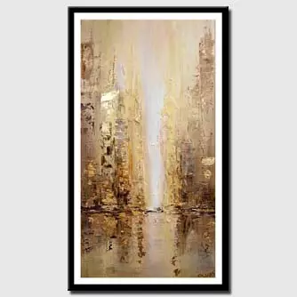 canvas print - Golden City