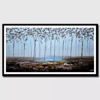 canvas print - The Silver Forest