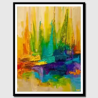 canvas print - Colored Ocean