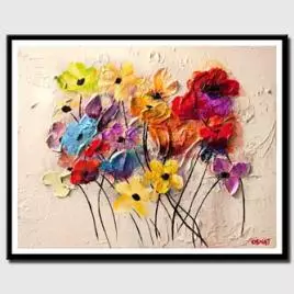 Prints painting - Colorful Flowers
