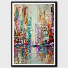 Prints painting - City Carnival