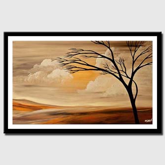 canvas print of vanilla sky landscape