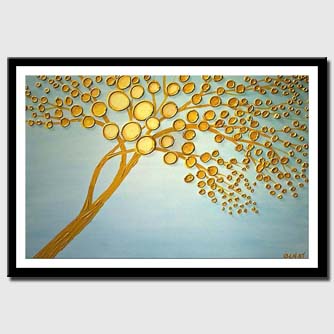canvas print of abstract apple tree