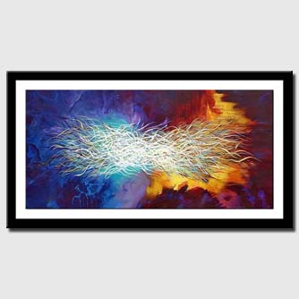canvas print of colorful abstract painting