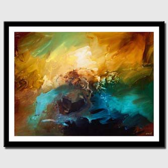 canvas print of contemporary abstract art modern painting