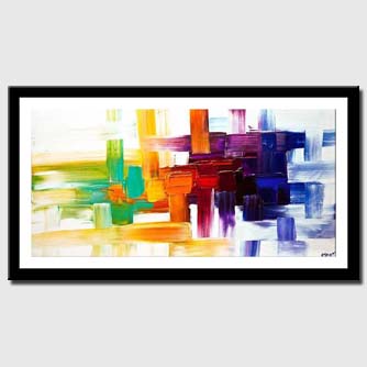 canvas print of colorful abstract art