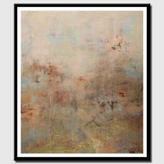 canvas print of calm soft abstract art modern art