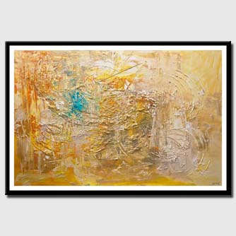 canvas print of huge textured abstract art