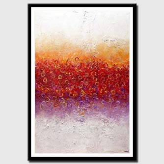 canvas print of big modern colorful abstract art