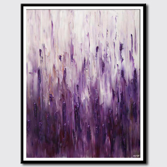 canvas print of purple abstract art